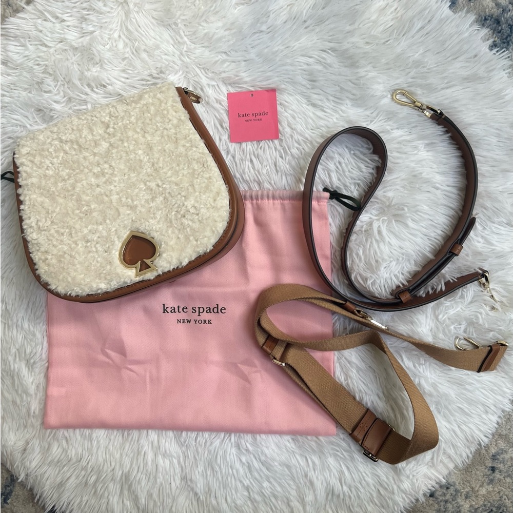 NWT Kate Spade Large Saddle Bag